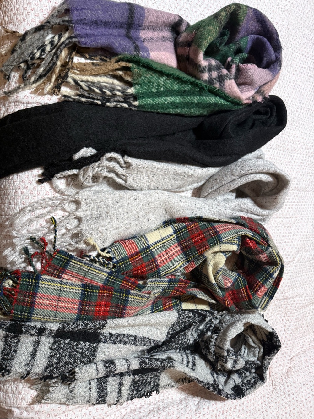 Winter Scarf BUNDLE of 5 Various Brands